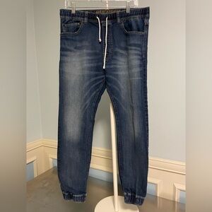 American Eagle - Men’s- pull on denim joggers